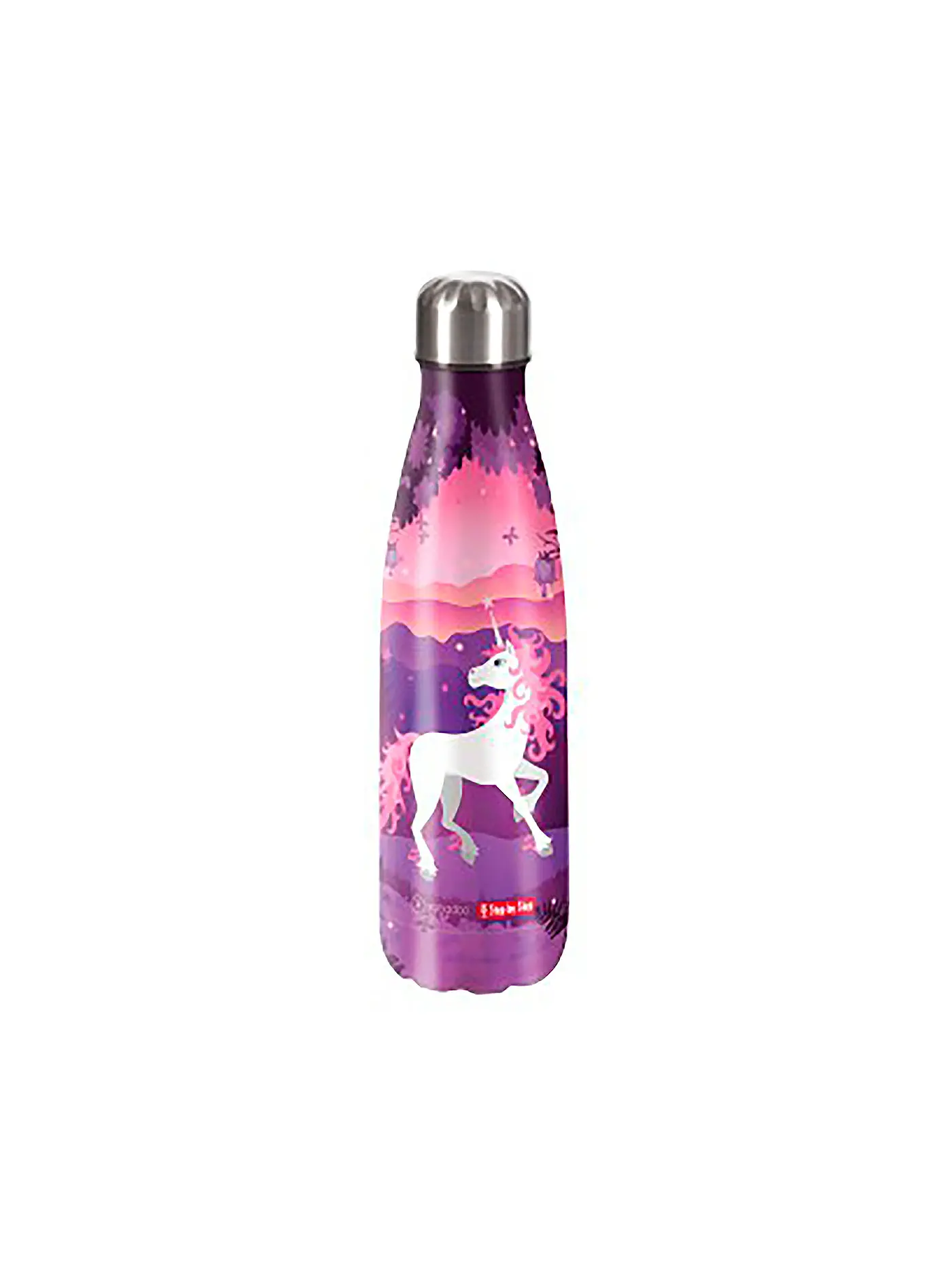 STEP BY STEP | Edelstahl Trinkflasche - Pegasus Emily | beere
